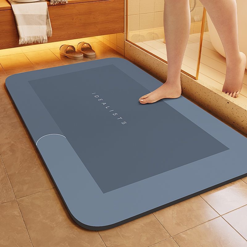 Quick Dry Diatomite Bath Mat - Антиковзкий, быстросохнущий, впитывающий коврик для ванной,