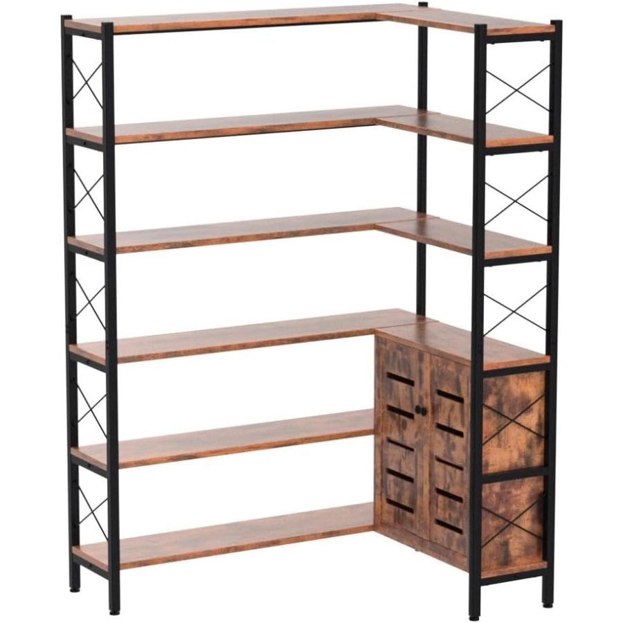 Угловая книжная полка с 6 ярус – обзор и цена Storage & Organization