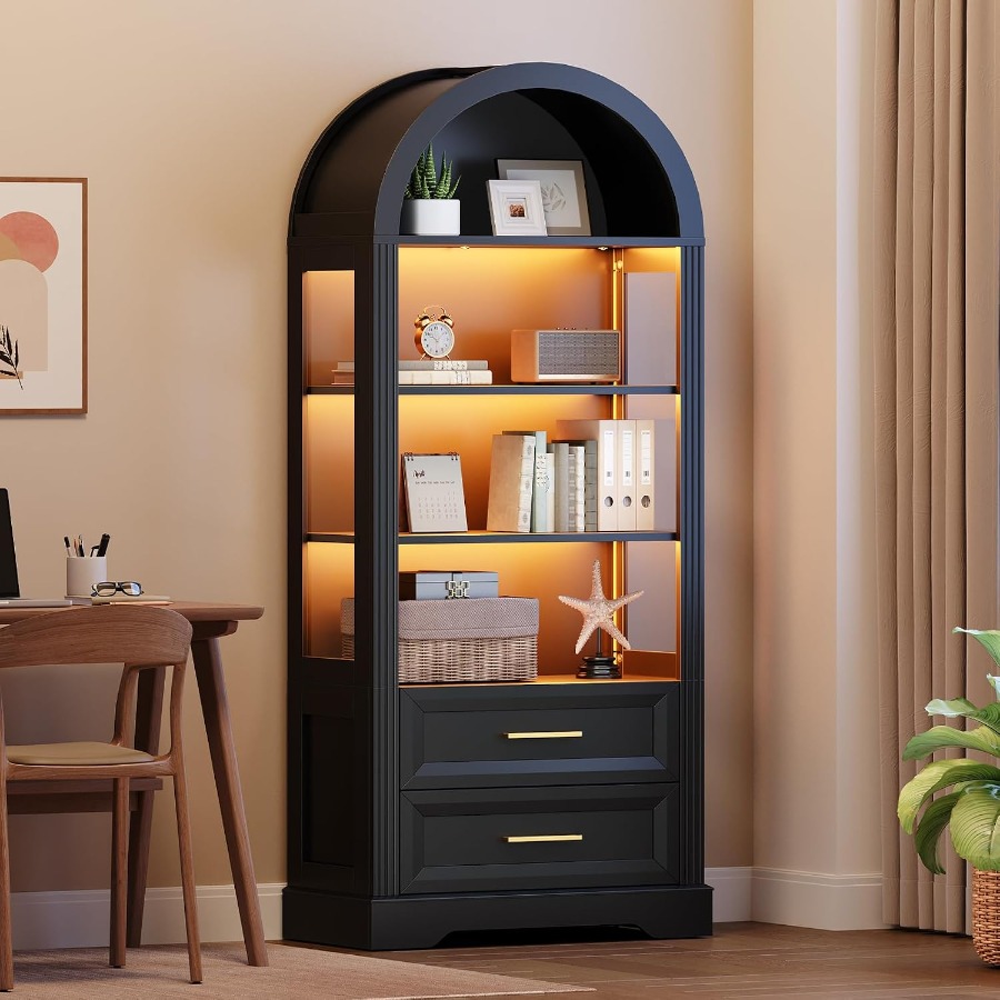 Витрина, высокая арочная книжн – обзор и цена Storage & Organization