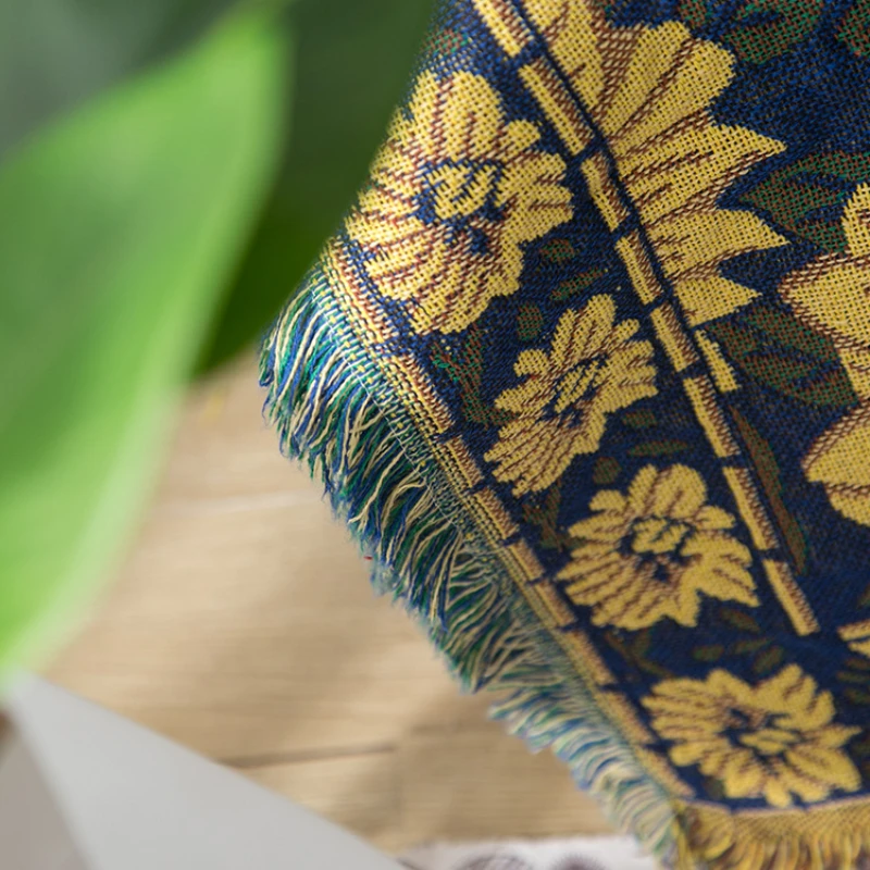 Текстильный город Ins Сельский – обзор и цена Boho Throw Blanket Fringe