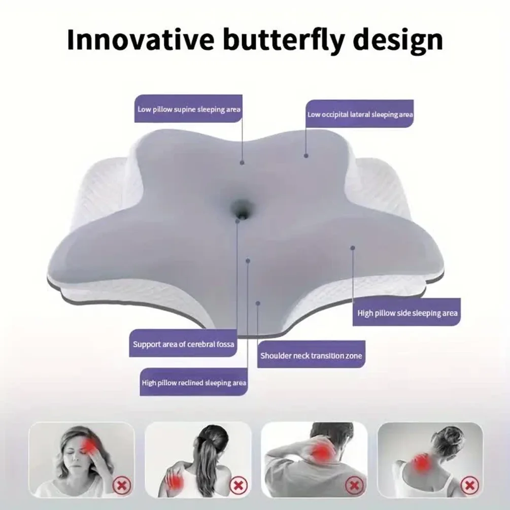 Подушки из пены с эффектом пам – обзор и цена Memory Foam Orthopedic Pillow Neck Pain